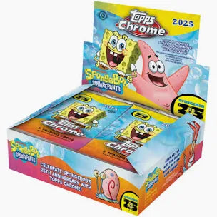 2025 Topps Chrome SpongeBob 25th Anniversary Hobby Box