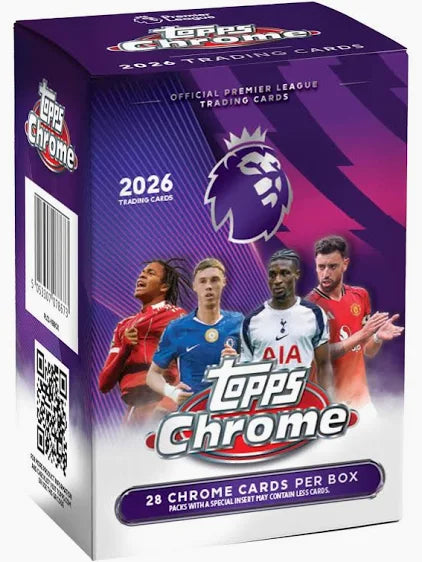 2026 Topps Chrome Premier League EPL Soccer Blaster Box