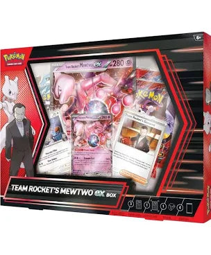 Pokemon Team Rocket's Mewtwo ex Box