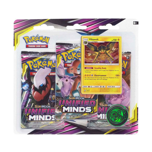 Pokemon Sun & Moon Unified Minds 3 Booster Blister Pack