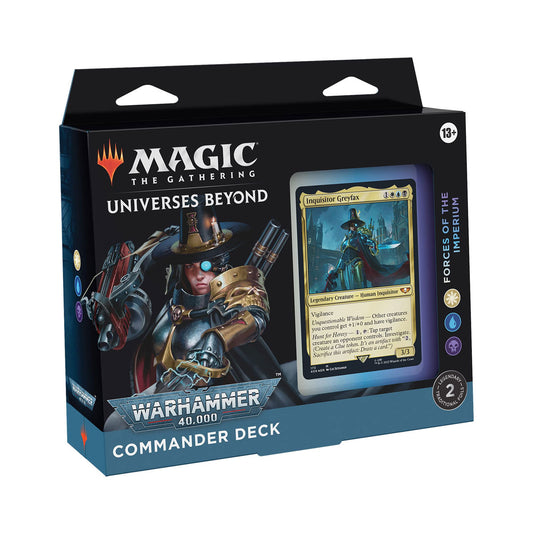 Magic The Gathering Universes Beyond: Warhammer 40,000 Commander Deck – Forces of the Imperium